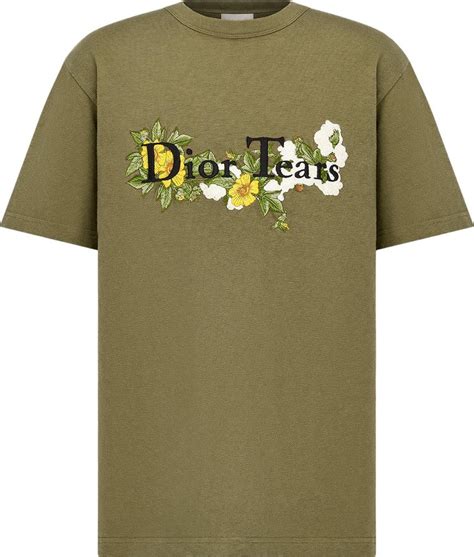 dior x tears t shirt.